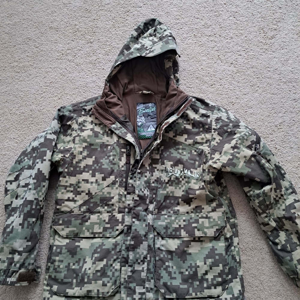 Burton Kids Camo Jacket - Green and Brown